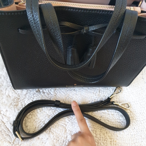 Kate Spade Hayes Street Sam Tote black leather excellent - Picture 12 of 12